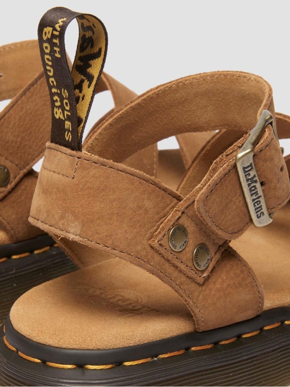 Dr.Martens GRYPHON TUMBLED NUBUCK SANDALS - Picture 2 of 13
